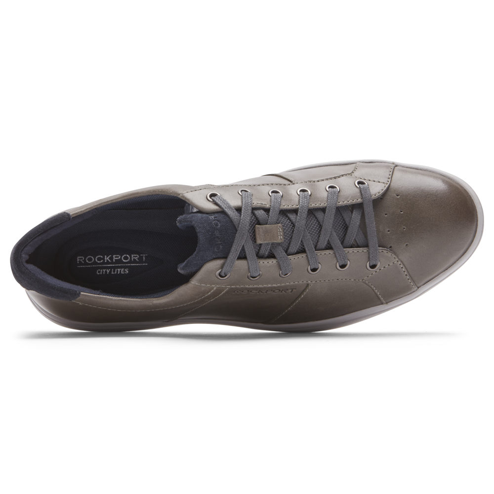 Rockport Mens Sneakers Dark Grey - Jarvis Lace-to-Toe - UK 683-EDTOQZ